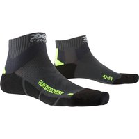 X-SOCKS RUN DISCOVERY 4.0 Laufsocken Herren G146 - charcoal/phyton yellow/black 42-44 von X-SOCKS