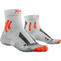 X-SOCKS Marathon Energy 4.0 Laufsocken Herren W316 - arctic white/trick orange 39-41 von X-SOCKS