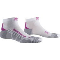 X-SOCKS RUN DISCOVERY 4.0 Laufsocken Herren W117 - white/twyce purple/grey melange 39-40 von X-SOCKS