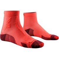 X-SOCKS Trailrun Discover Ankle Laufsocken R060 - fluo red/namib red 42-44 von X-SOCKS