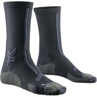 X-SOCKS Trailrun Discover Crew Laufsocken B036 - black/charcoal 39-41 von X-SOCKS