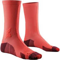 X-SOCKS Trailrun Discover Crew Laufsocken R060 - fluo red/namib red 45-47 von X-SOCKS