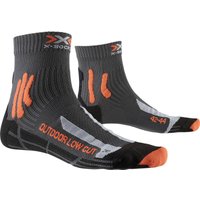 X-SOCKS Trek Outdoor Low Cut Trekkingsocken anthracite/orange 39-41 von X-SOCKS