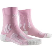 X-SOCKS Trek Outdoor Trekkingsocken Damen flamingo pink/arctic white 35-36 von X-SOCKS