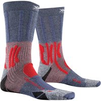 X-SOCKS Trek Path Ultra Light Trekkingsocken dolomite grey melange/namib red melange 39-41 von X-SOCKS