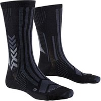 X-SOCKS Trekking Perform Merino Crew Wandersocken B036 - black/charcoal 39-41 von X-SOCKS