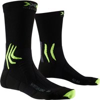 X-SOCKS Winter Fahrradsocken 4.0 black/grey/phyton/yellow 35-38 von X-SOCKS