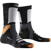 X-SOCKS X-Country Race 4.0 Socken black/stone grey melange 45-47 von X-SOCKS