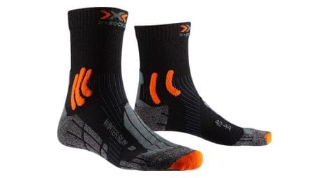 ein paar x socks  winter run 4 0 socken schwarz grau orange von X-SOCKS