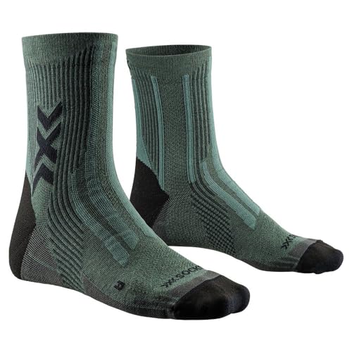 X-Socks® HIKE PERFORM NATÜRLICHER ANKLE, Dark Sage/Black, 39-41 von X-Bionic