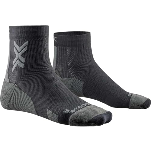 X-Socks Run Discover Ankle Laufsocke Schwarz Mann Grösse 42-44 von X-Socks