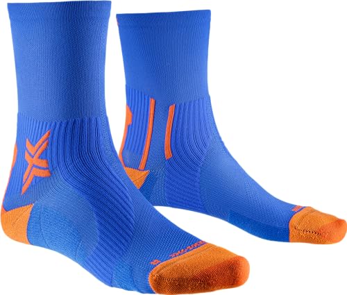 X-Socks® RUN PERFORM CREW, TWYCE Blau/Orange, 42-44 von X-Bionic