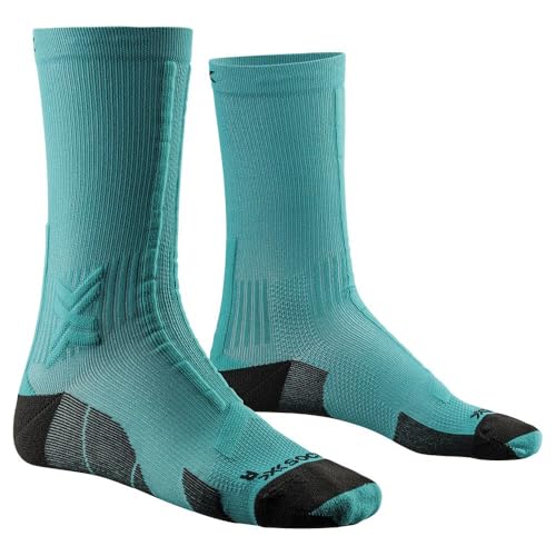 X-Socks Trailrun Discover Crew Laufsocke Grün Mann Grösse 42-44 von X-Socks