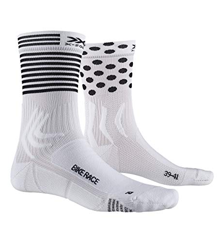 X-Socks X-Bionix Bike Race Socke W011 Arctic White/Dot/Stripe 39-41 von X-Bionic