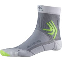 X-SOCKS Biking Pro Mid Fahrradsocken arctic white/dolomite grey 35-38 X-SOCKS Biking Pro Mid Fahrradsocken arctic white/dolomite grey 35-38 von X-SOCKS