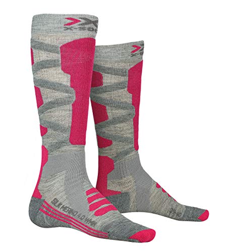 X-Bionic X-Bionic Ski Silk 4.0 Socken G144 Grey Melange/Pink 39-40 X-Bionic X-Bionic Ski Silk 4.0 Socken G144 Grey Melange/Pink 39-40 von X-Socks