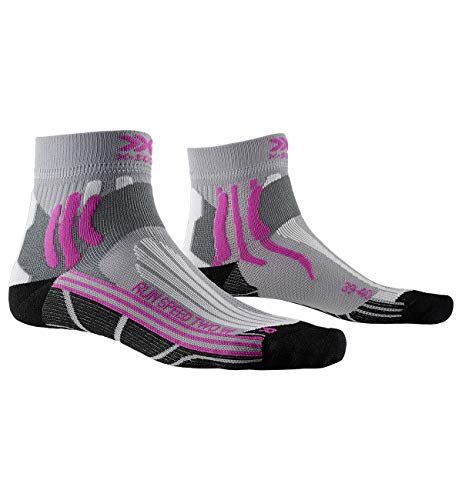 X-Socks Run Speed Two Laufsocke Grau Frau Grösse 41-42 von X-Bionic