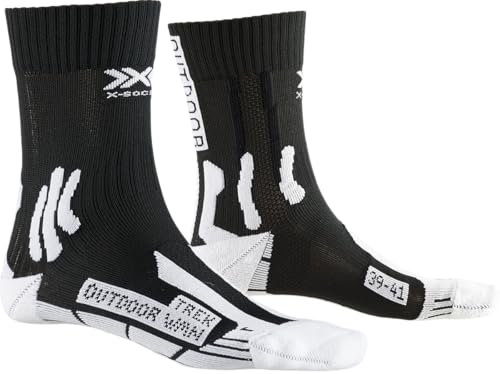 X-Socks Damen Trek Outdoor Socks, Opal Black/Arctic White, 41-42 X-Socks Damen Trek Outdoor Socks, Opal Black/Arctic White, 41-42 von X-Bionic