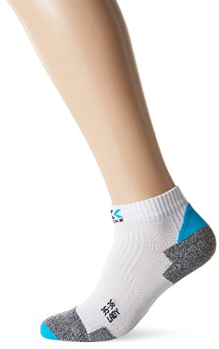 X-Socks Erwachsene Funktionssocken Run Discovery Lady New, White/Turquoise/Grey Moulinè, 39/40 von X-Socks