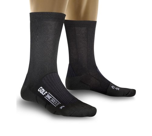 X-Socks Funktionssocken Golf Man Mid Calf, Black, 39/41 von X-Socks