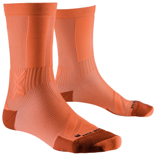 X-Socks - Gravel Discover Crew - Radsocken Gr 42-44 rot von X-Socks