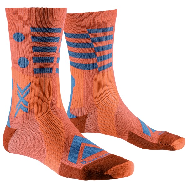 X-Socks - Gravel Perform Merino Crew - Radsocken Gr 35-38 rot von X-Socks