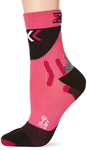 X-Socks Herren Socken BIKING PRO LADY, Fuxia/Black, 37/38, X100045 von X-Socks