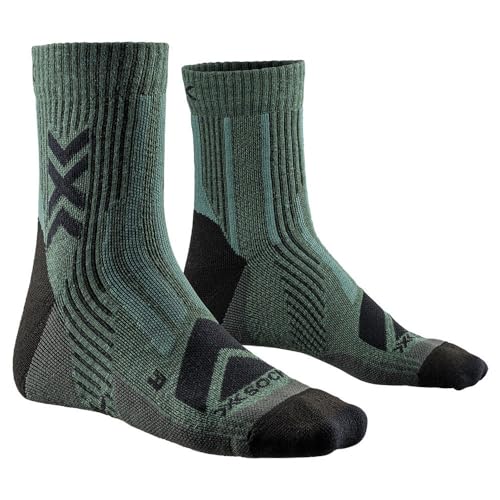 X-Socks Hike Perform Merino Ankle Wandersocke Grün Mann Grösse 42-44 von X-Socks