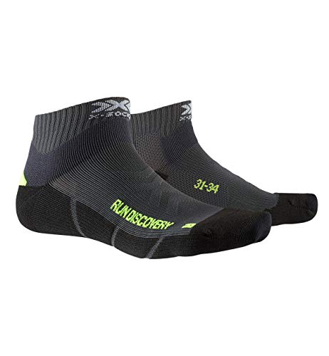 X-Socks Kinder Run Discovery JUNIOR laufsocken Sportsocken Socken Strümpfe, Charcoal/Phyton Yellow/Black, 24/26 X-Socks Kinder Run Discovery JUNIOR laufsocken Sportsocken Socken Strümpfe, Charcoal/Phyton Yellow/Black, 24/26 von X-Socks