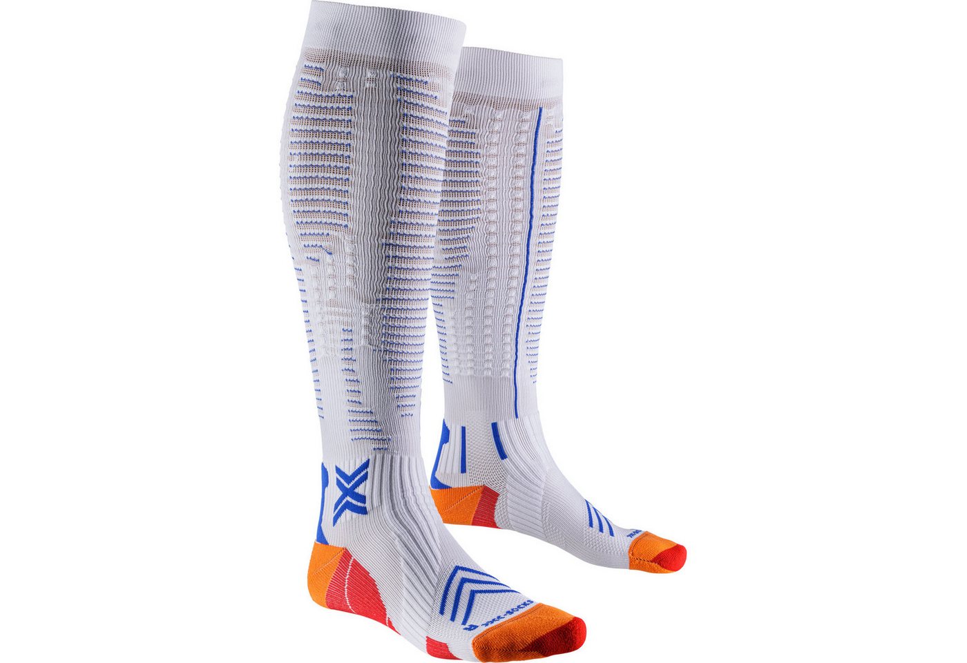 X-Socks Laufsocken Run Expert Effektor OTC white/orange/blue maximale Kompression von X-Socks