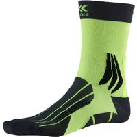 X-SOCKS Control Mountain Fahrradsocken charcoal /phyton yellow 35-38 von X-SOCKS