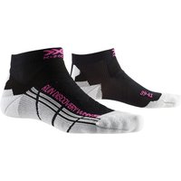 X-SOCKS Run Discovery Laufsocken Damen opal black/arctic white 35-36 von X-SOCKS