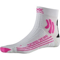 X-SOCKS Run Speed One Laufsocken Damen pearl grey/flamingo pink 35-36 von X-SOCKS