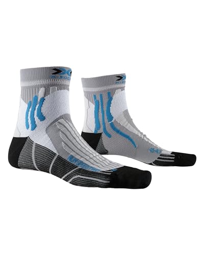 X-Socks Run Speed Two Socks, Pearl Grey/Opal Black, 39-41 von X-Bionic
