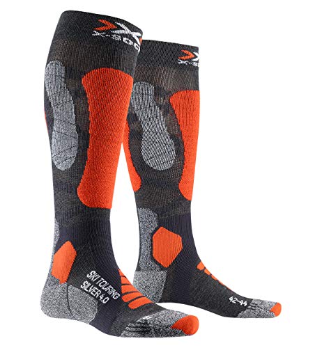 X-Socks X-Bionic X-Bionic Ski Touring Silver 4.0 Socken, G053 Anthracite Melange/Orange Fluo, 35-38 X-Bionic X-Bionic Ski Touring Silver 4.0 Socken, G053 Anthracite Melange/Orange Fluo, 35-38 von X-Bionic