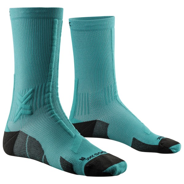 X-Socks - Trail Run Discover Crew - Laufsocken Gr 35-38;39-41;42-44;45-47 grau;rot;türkis von X-Socks