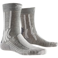 X-SOCKS Trek Silver Trekkingsocken Damen dolomite grey melange/pearl grey 35-36 von X-SOCKS