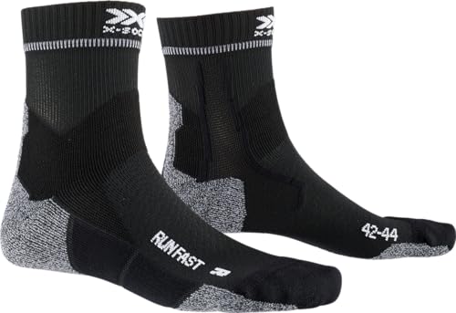 X-Socks Run Fast Laufsocke Schwarz Unisex Grösse 45-47 von X-Socks