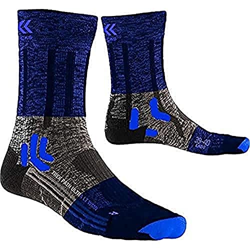 X-Socks X-Bionic Damen Trek Path Ultra Socken, Sand Beige/Midnight Blue, 35-36 von X-Socks