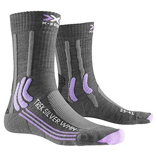 X-Socks X-Bionic X-Bionic Trek Silver Socks G158 Grey Melange/Bright Lavender 42 X-Bionic X-Bionic Trek Silver Socks G158 Grey Melange/Bright Lavender 42 von X-Bionic