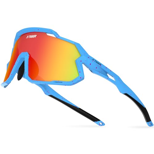 X-TIGER Fahrradbrille Kinder Polarisierte Sportbrille UV400 für Jungen Mädchen Alter von 6-14 Jahre Outdoorsport Sonnenbrille X-TIGER Fahrradbrille Kinder Polarisierte Sportbrille UV400 für Jungen Mädchen Alter von 6-14 Jahre Outdoorsport Sonnenbrille von X-TIGER