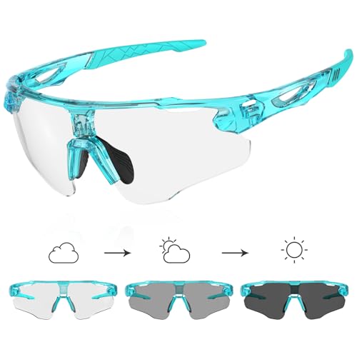 X-TIGER Fahrradbrille Selbsttönende Sonnenbrille Herren Damen Photochromatisch Sportbrille TR90 Rahmen für Mtb Radfahren Laufen X-TIGER Fahrradbrille Selbsttönende Sonnenbrille Herren Damen Photochromatisch Sportbrille TR90 Rahmen für Mtb Radfahren Laufen von X-TIGER