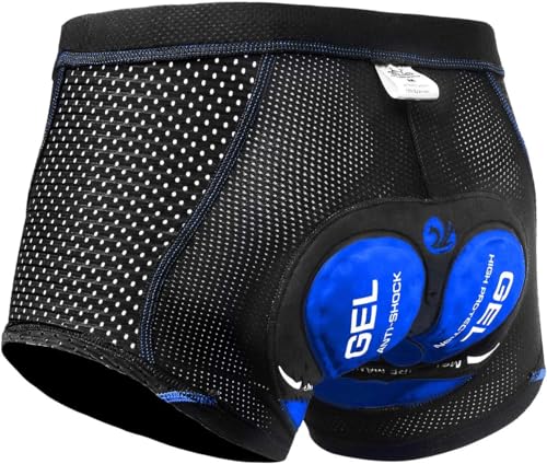 X-TIGER Herren Radunterhose Fahrradhosen mit 5D Sitzpolster Fahrrad MTB Unterwäsche Pro Bike Boxer Größe Kurze Hosen X-TIGER Herren Radunterhose Fahrradhosen mit 5D Sitzpolster Fahrrad MTB Unterwäsche Pro Bike Boxer Größe Kurze Hosen von X-TIGER