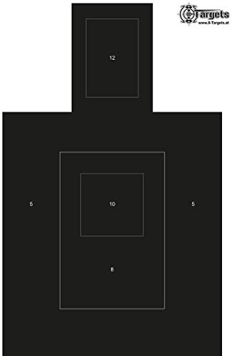 Große Zielscheiben R.E.C. Target / 50x70 cm/Papier 120g/m² (100 Stück) von X-Targets