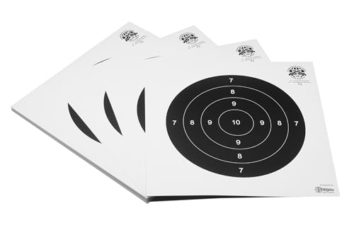 Zielscheiben *T3 ISB Target* | 26x26 cm | Karton 250g/m² | Offiziell für den ISB Verein entwickelt | Wettbewerbszielscheibe für den ISB Bewerb (25 Stück) von X-Targets