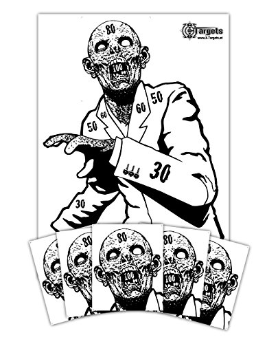 X-Targets 20 x Zombie Zielscheiben Snobby mit 40 Schusspflaster Head / 50x70 cm/Papier 120g/m² X-Targets 20 x Zombie Zielscheiben Snobby mit 40 Schusspflaster Head / 50x70 cm/Papier 120g/m² von X-Targets