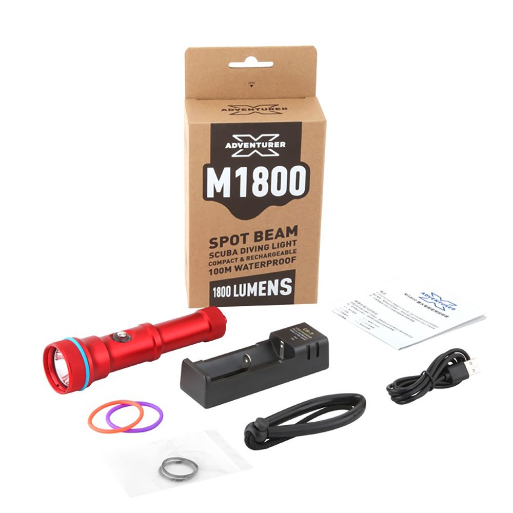 X-adventurer M1800 Compact Led Tauchlampe X-adventurer M1800 Compact Led Tauchlampe von X-adventurer