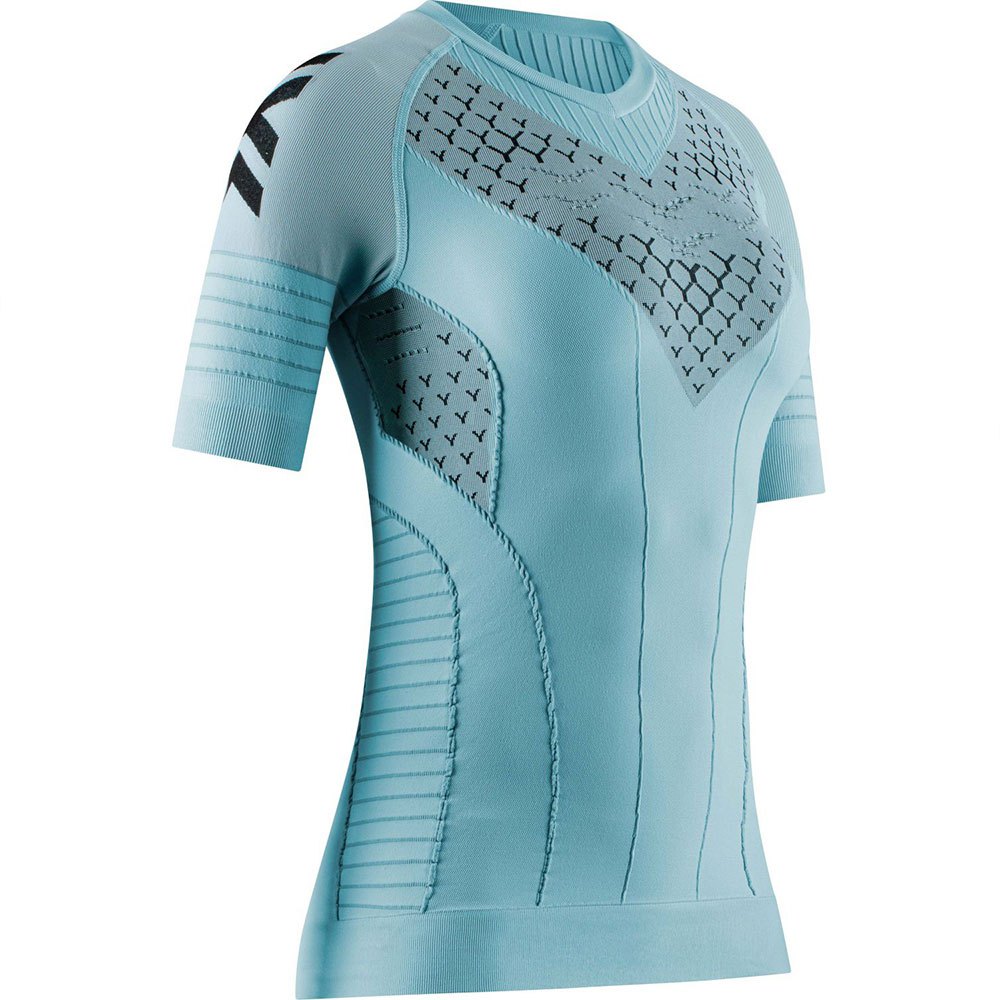 X-bionic Twyce Race Short Sleeve T-shirt Blau S Frau von X-bionic