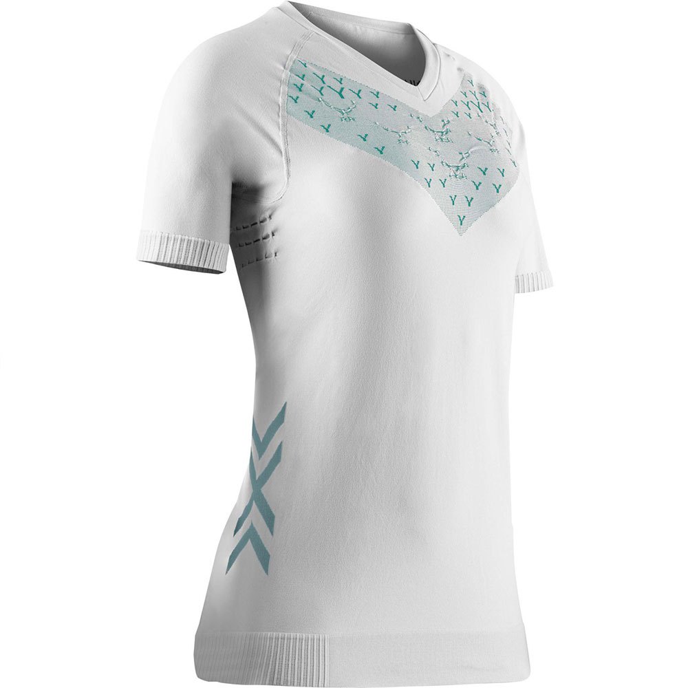 X-bionic Twyce Run Short Sleeve T-shirt Weiß M Frau von X-bionic