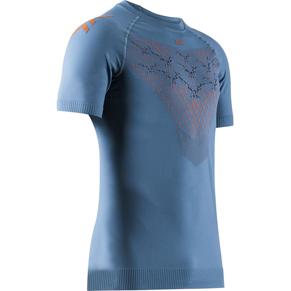 X-bionic Twyce Run Short Sleeve T-shirt Blau S Mann von X-bionic